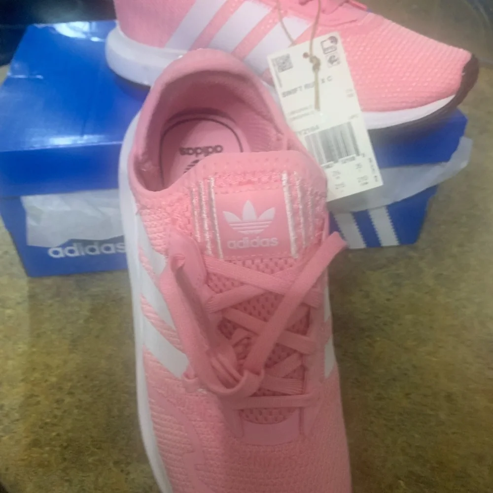Adidas three stripe pink shoes BNIB!! Size 3